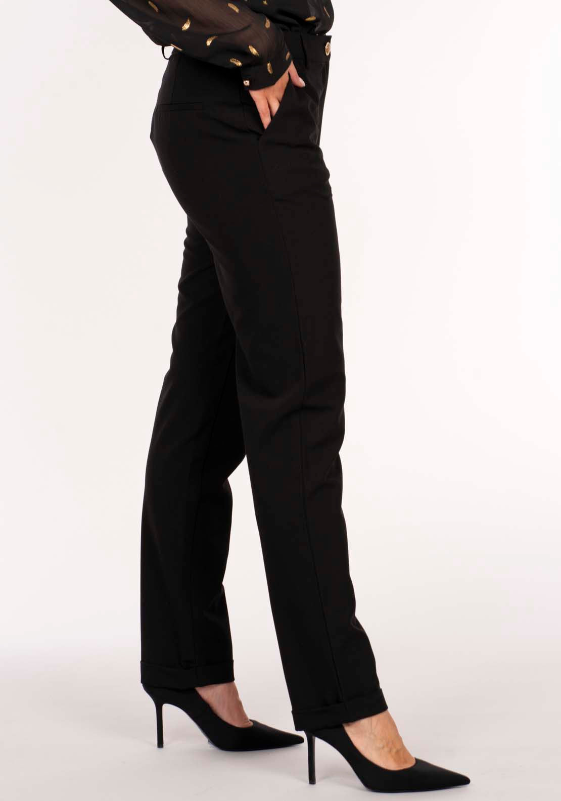 Naoise Gold Chain Pant - Black 4 Shaws Department Stores