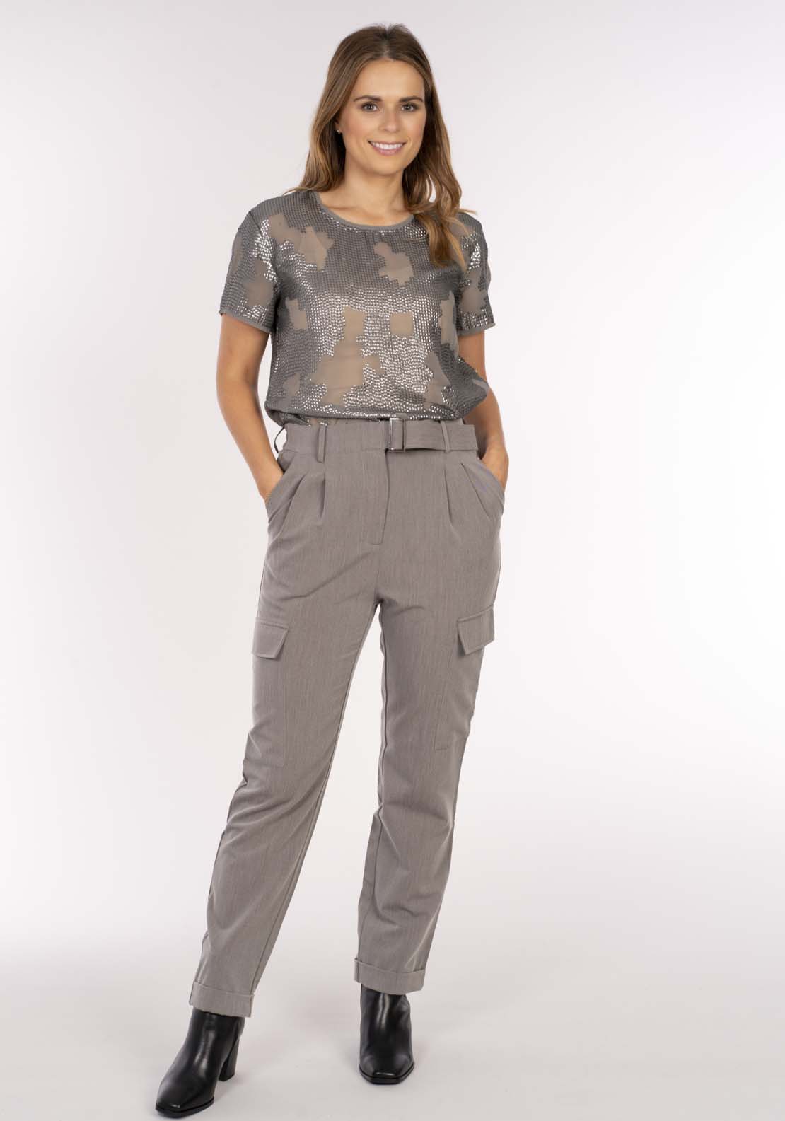 Naoise Cargo Suiting Pant - Grey 6 Shaws Department Stores