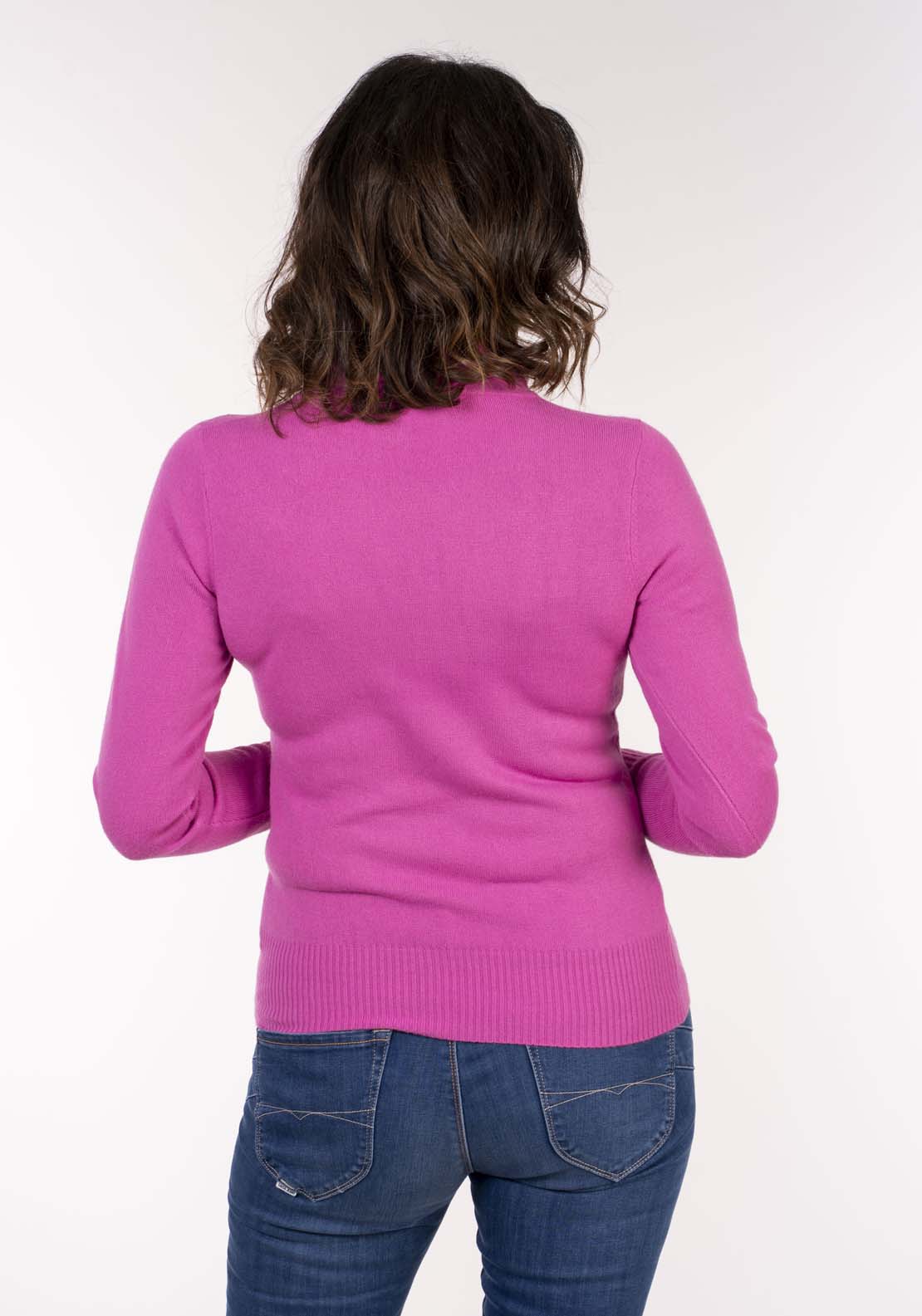 Tea Lane Cashmillon Turtle Neck - Cranberry 5 Shaws Department Stores