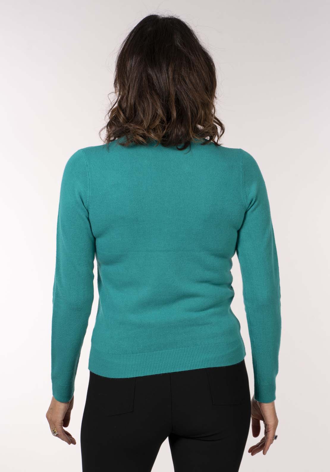 Tea Lane Cashmillon Crew Neck - Blue 4 Shaws Department Stores