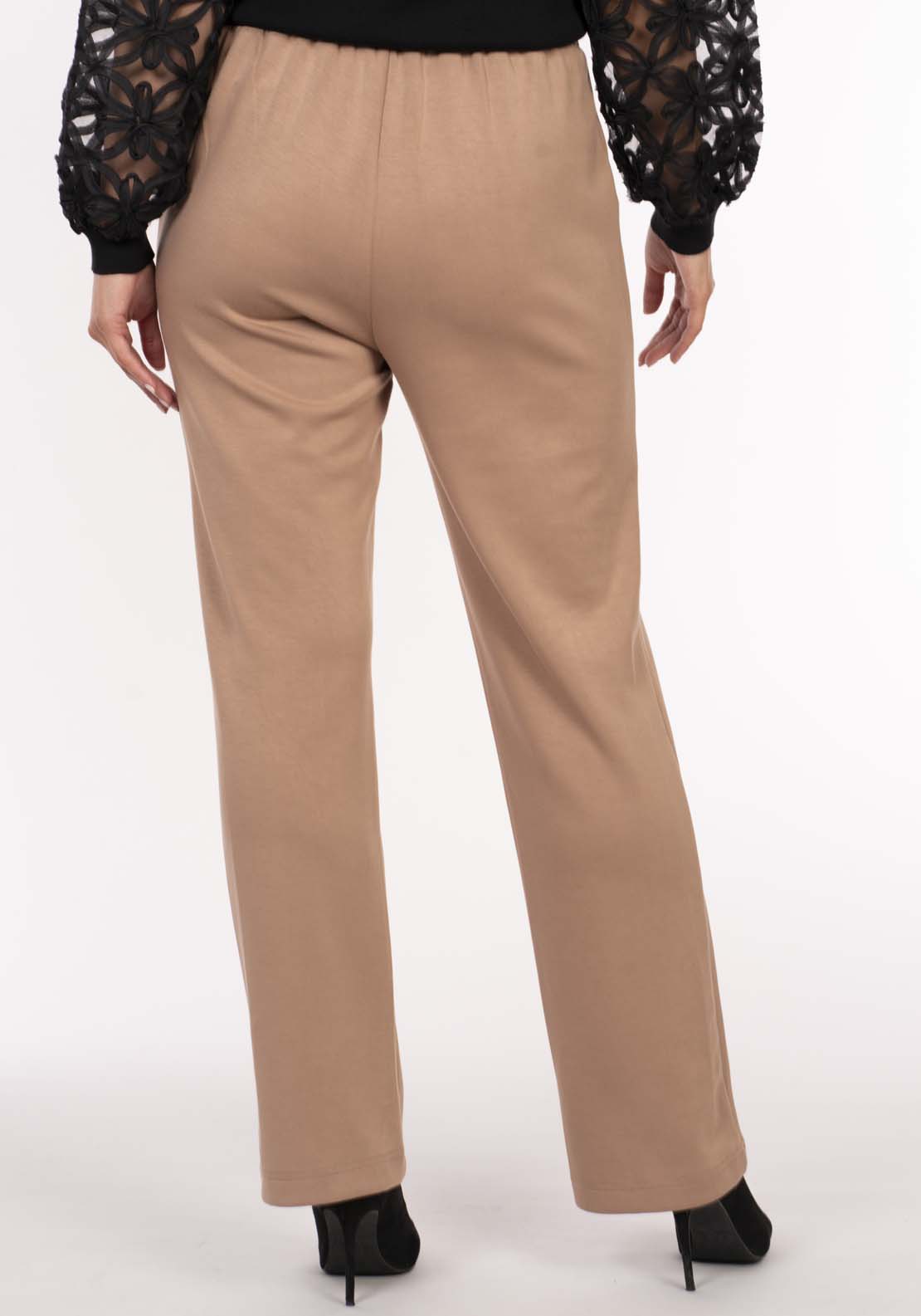 Naoise Button Wideleg Pant - Camel 2 Shaws Department Stores