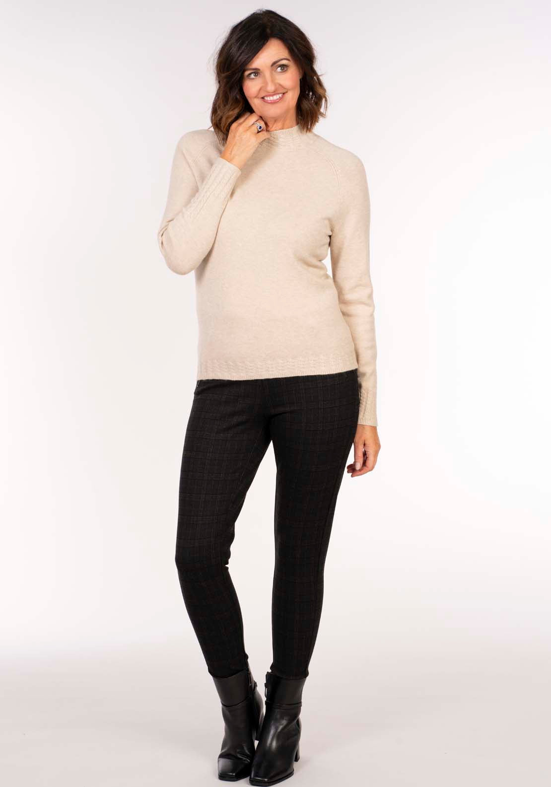 Tea Lane Turtle Neck - Oatmeal 5 Shaws Department Stores