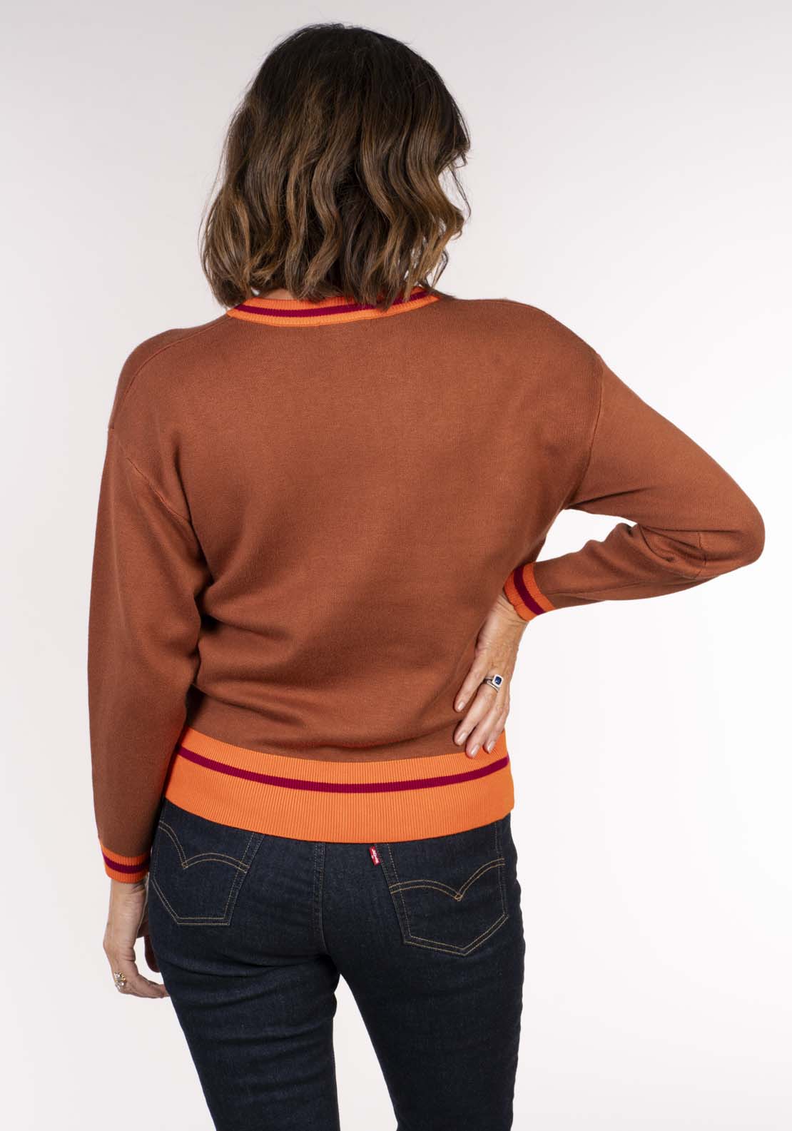 Naoise Modal Floral Sweater - Pattern 6 Shaws Department Stores