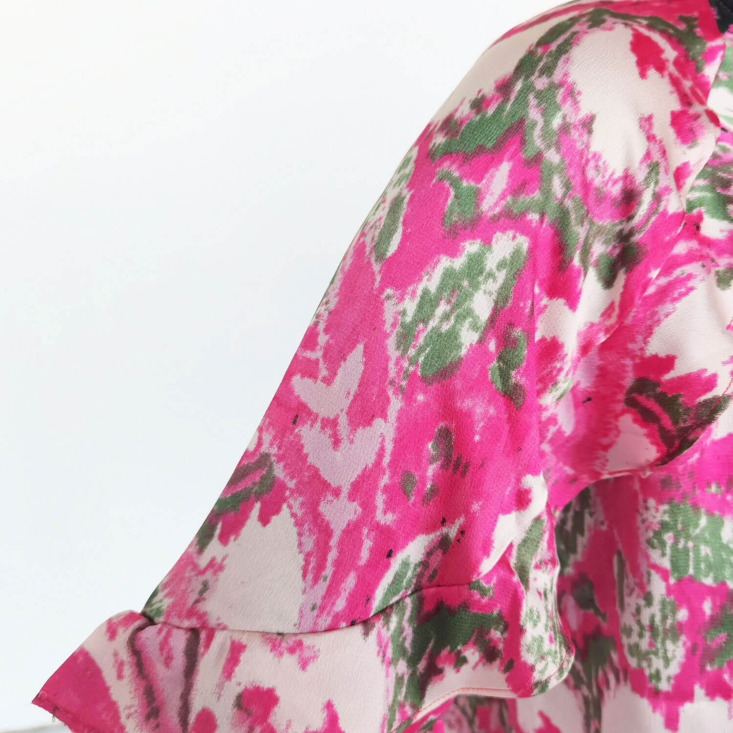Naoise Raglan Frill Blouse - Pink 3 Shaws Department Stores