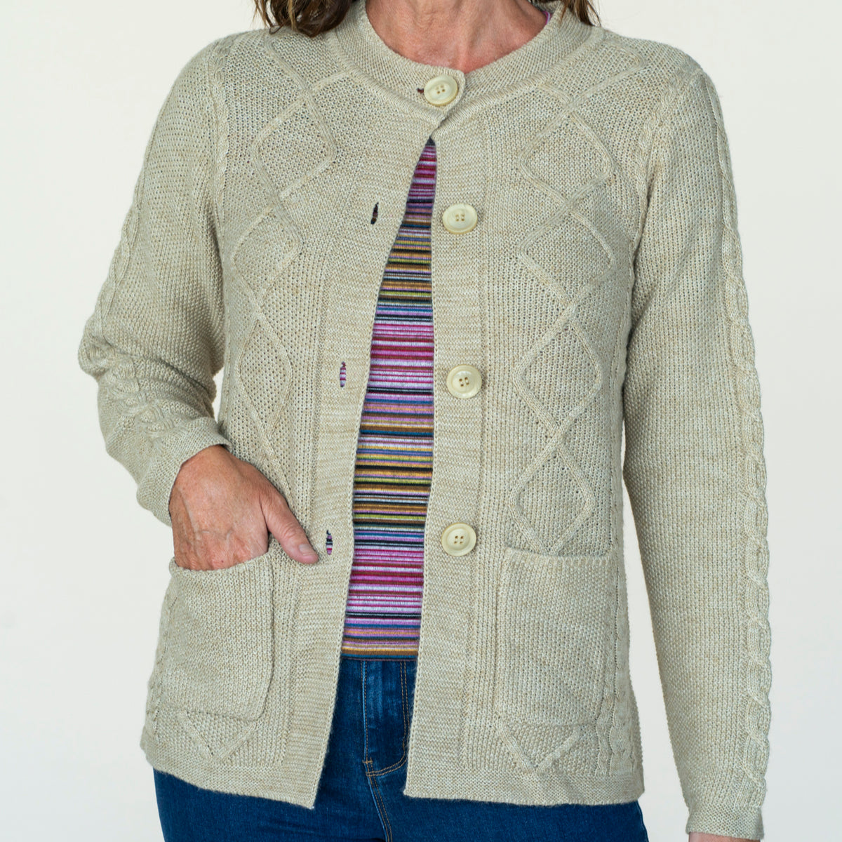 Button Cable Cardi