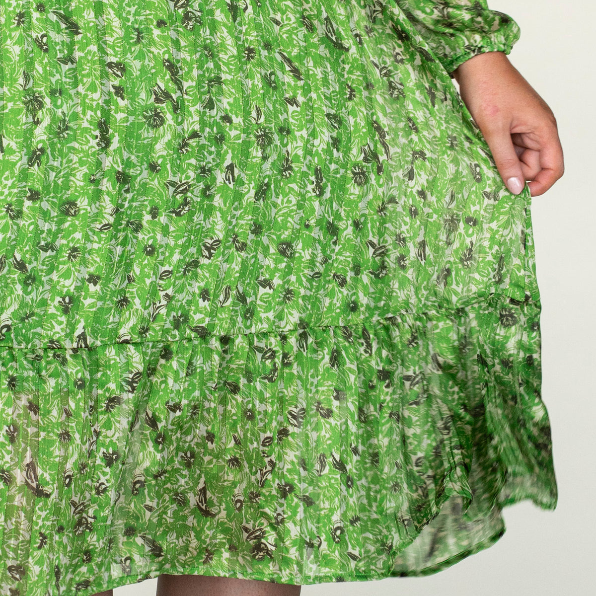 Print Dress - Green