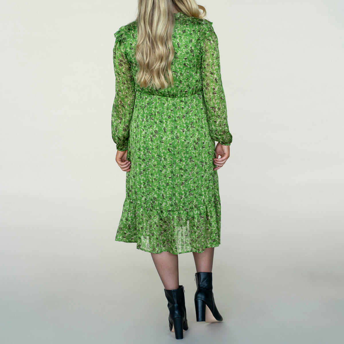 Print Dress - Green