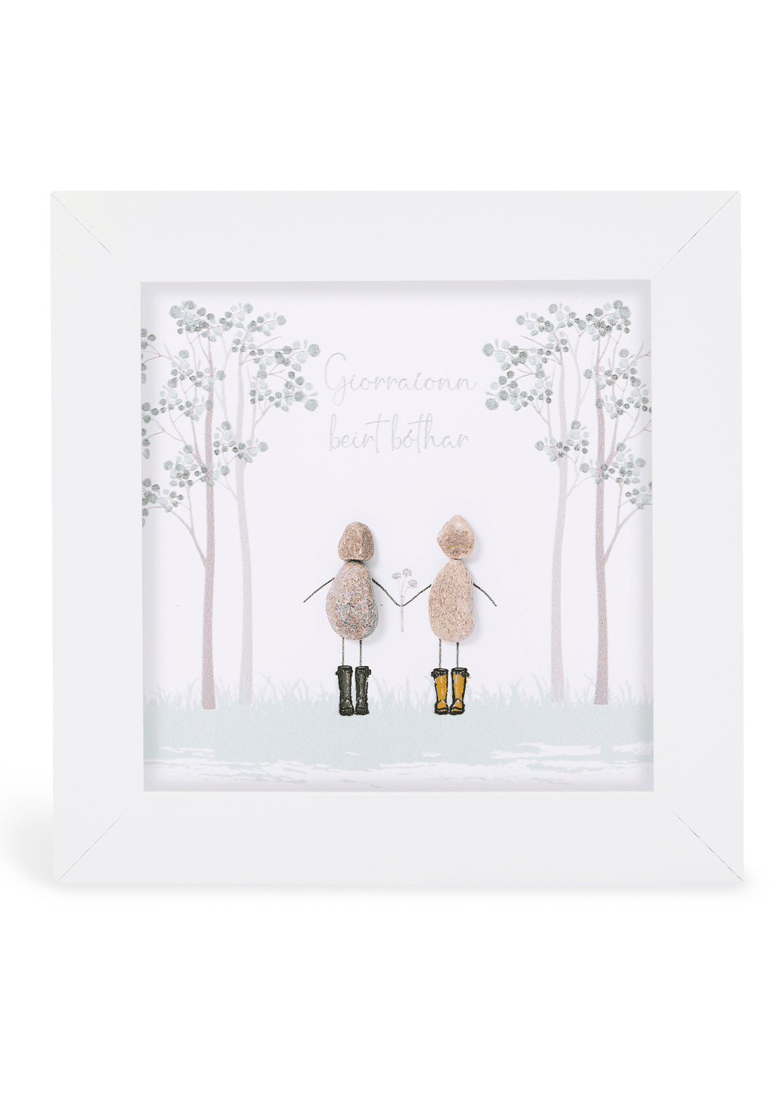 La De Da Giorraíonn Beirt Bóthar – Two Shorten The Road Companionship Makes The Journey Easier - White 1 Shaws Department Stores