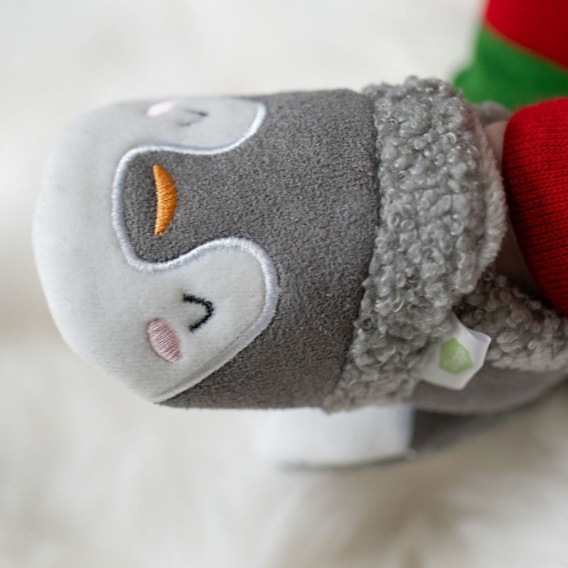 Ziggle Penguin Slippers - Grey 5 Shaws Department Stores