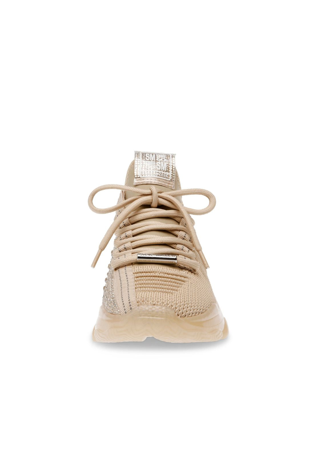 Steve Madden Bling Heel Trainer - Irish Cream 5 Shaws Department Stores