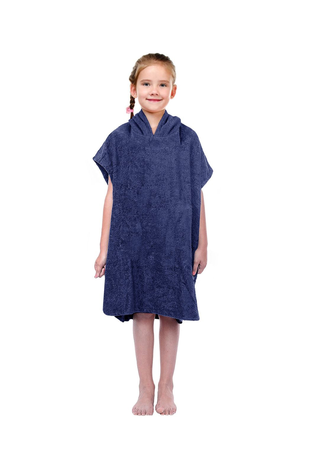 The Home Collection Kids Towel Poncho - Navy 1 Shaws Department Stores
