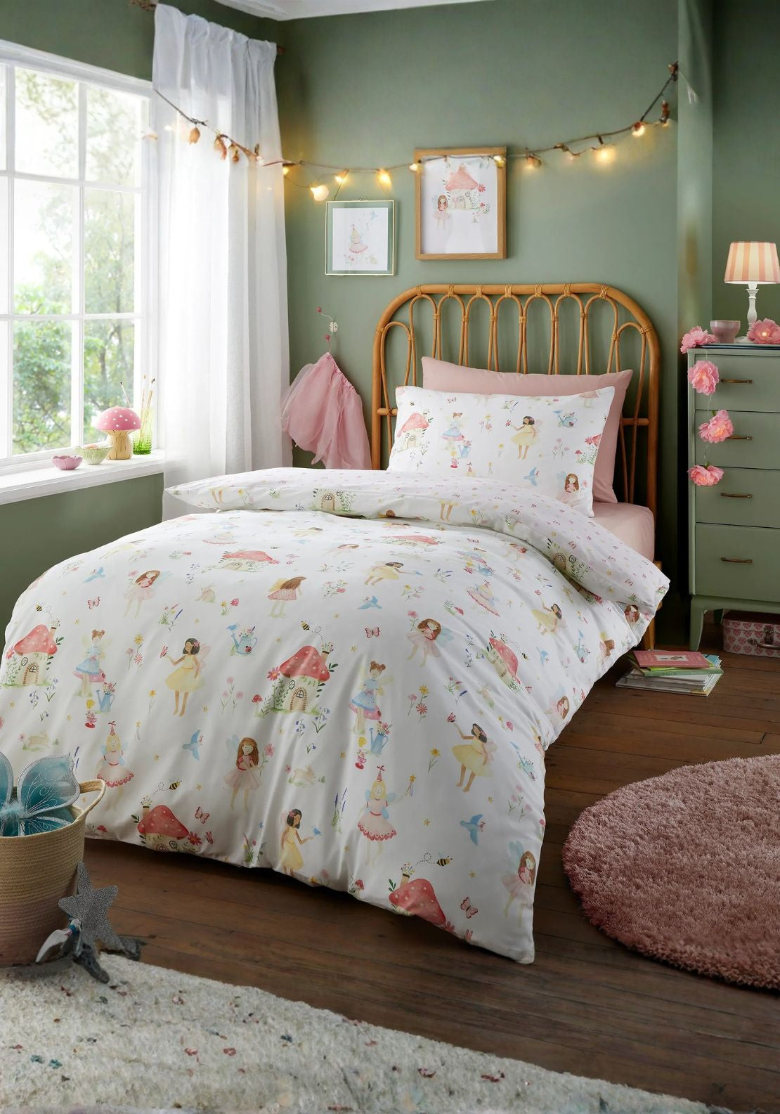 Bedlam Fairies Duvet Cover Set - Pink 1 Shaws Department Stores