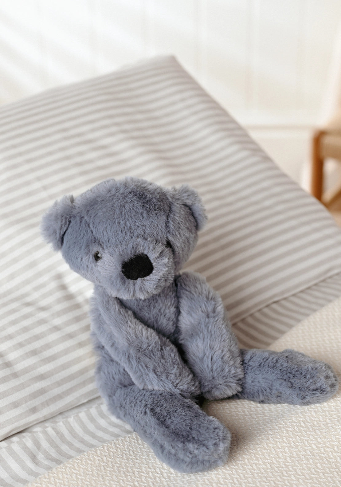 Pip The Plush Long Leg Teddy Bear - Blue