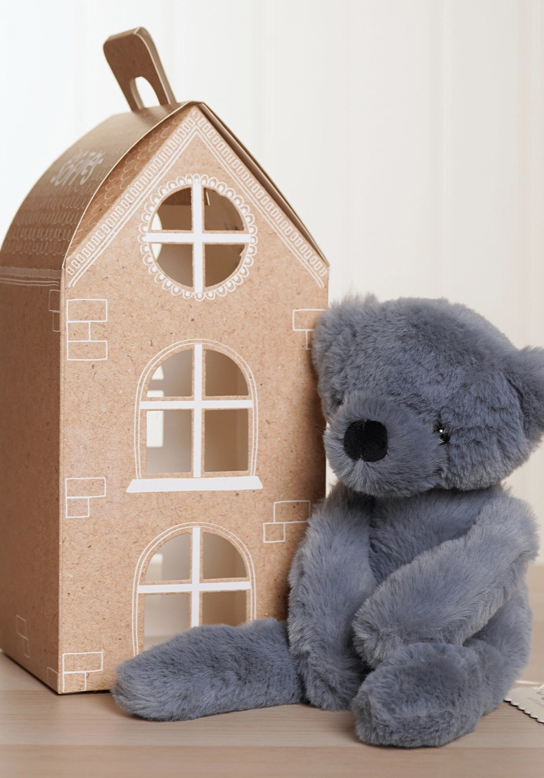 Pip The Plush Long Leg Teddy Bear - Blue