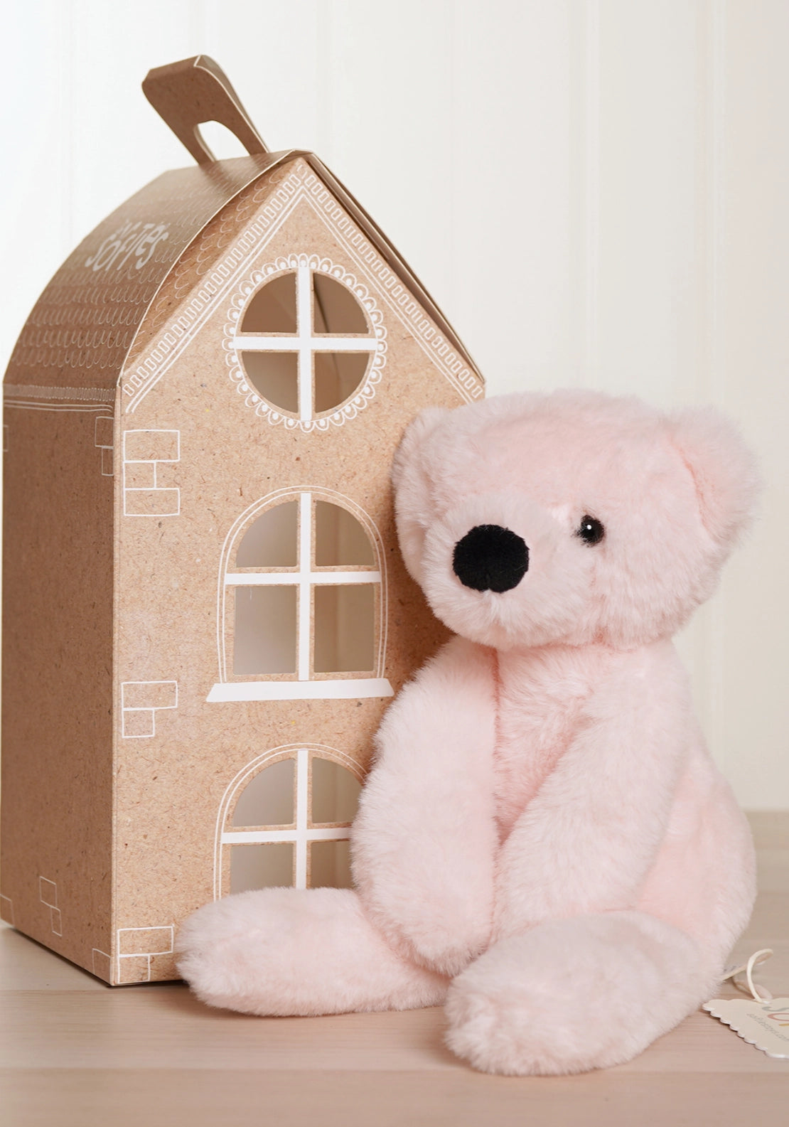 Willow The Plush Long Leg Teddy Bear - Pink