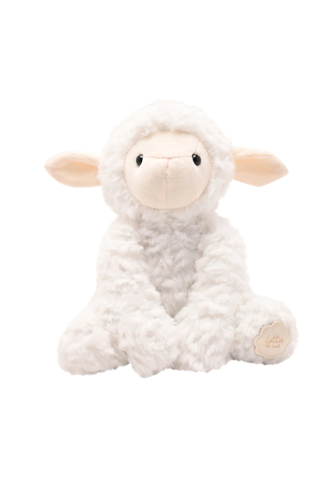 Lottie The Plush Sitting Lamb - White