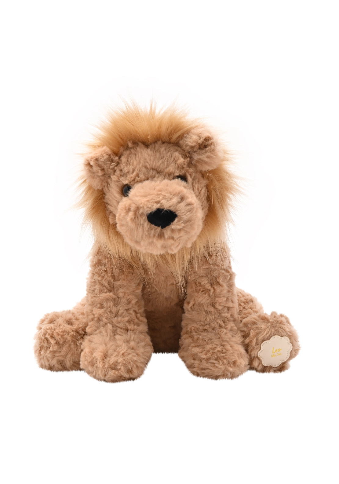 Leo The Plush Sitting Lion - Brown