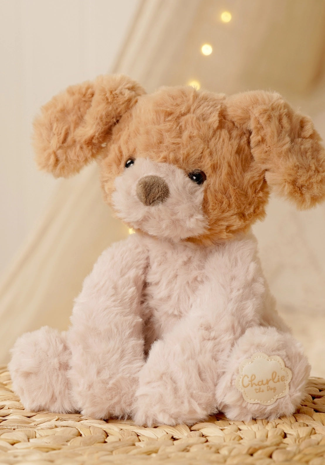 Charlie The Plush Sitting Dog - Multi