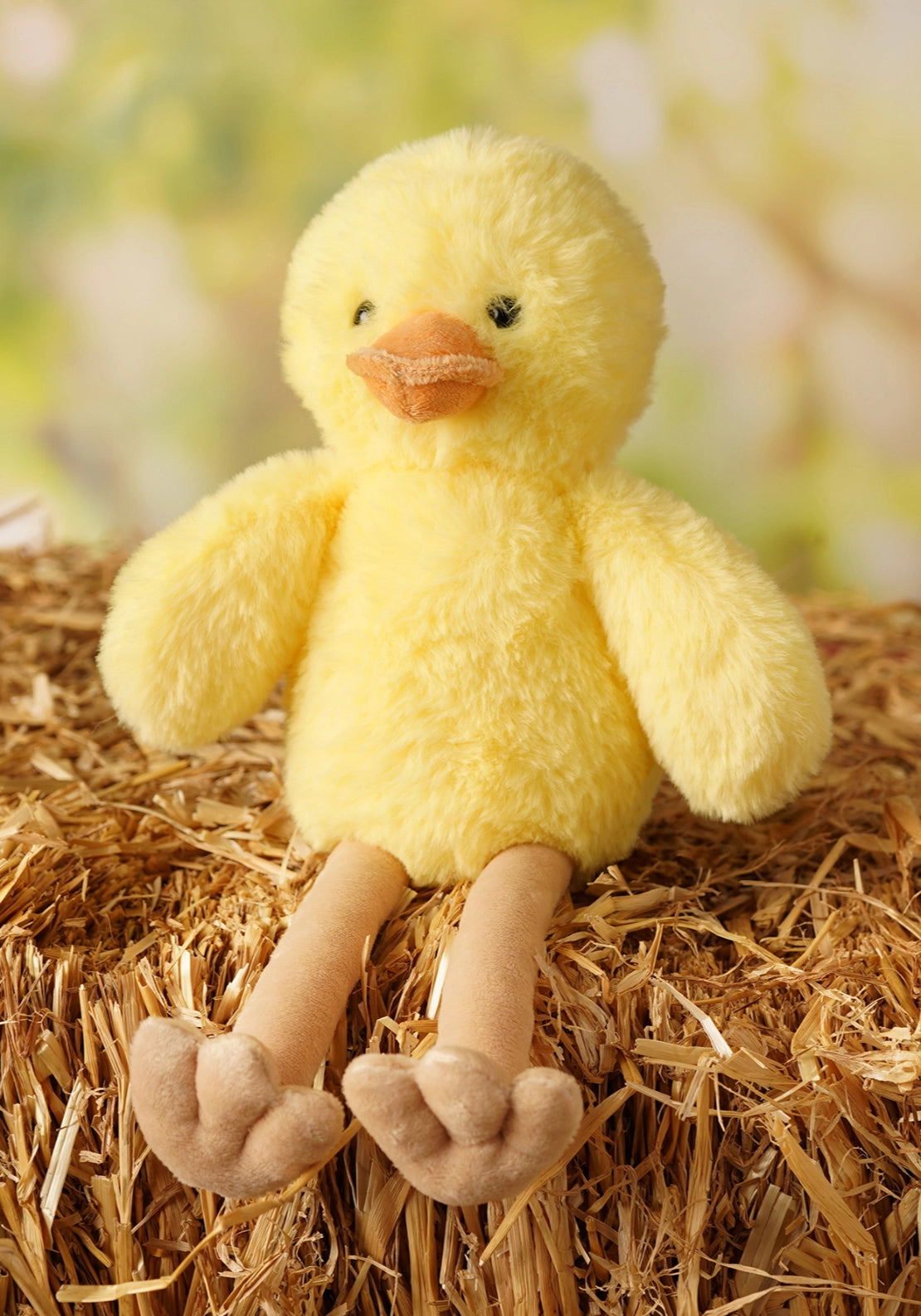 Tara The Plush Long Leg Chick - Yellow