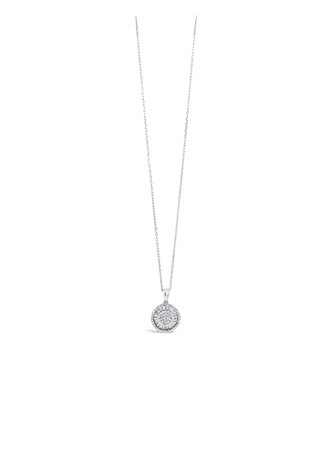 Absolute Jewellery Pendant Silver Baguette - Sliver 1 Shaws Department Stores
