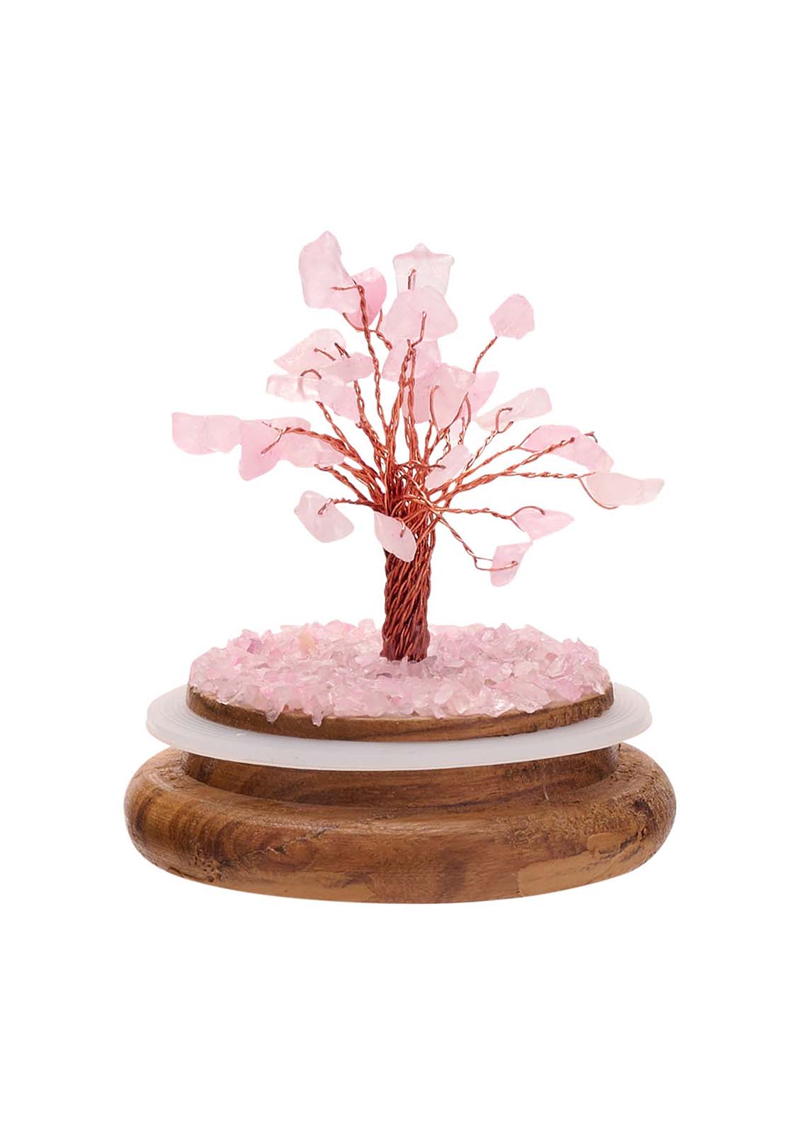 Sophia Gemstone Dome Tree - Rose Quartz 2 Shaws Department Stores