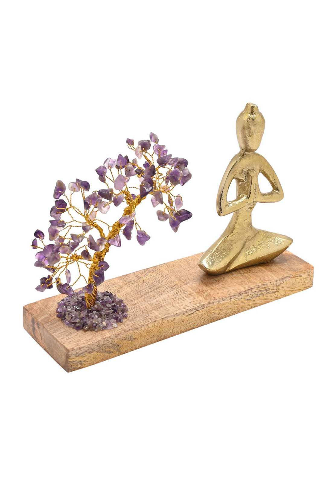 Sophia Serenity Gemstone Tree Tea Yoga Ornament - Amethyst 2 Shaws Department Stores