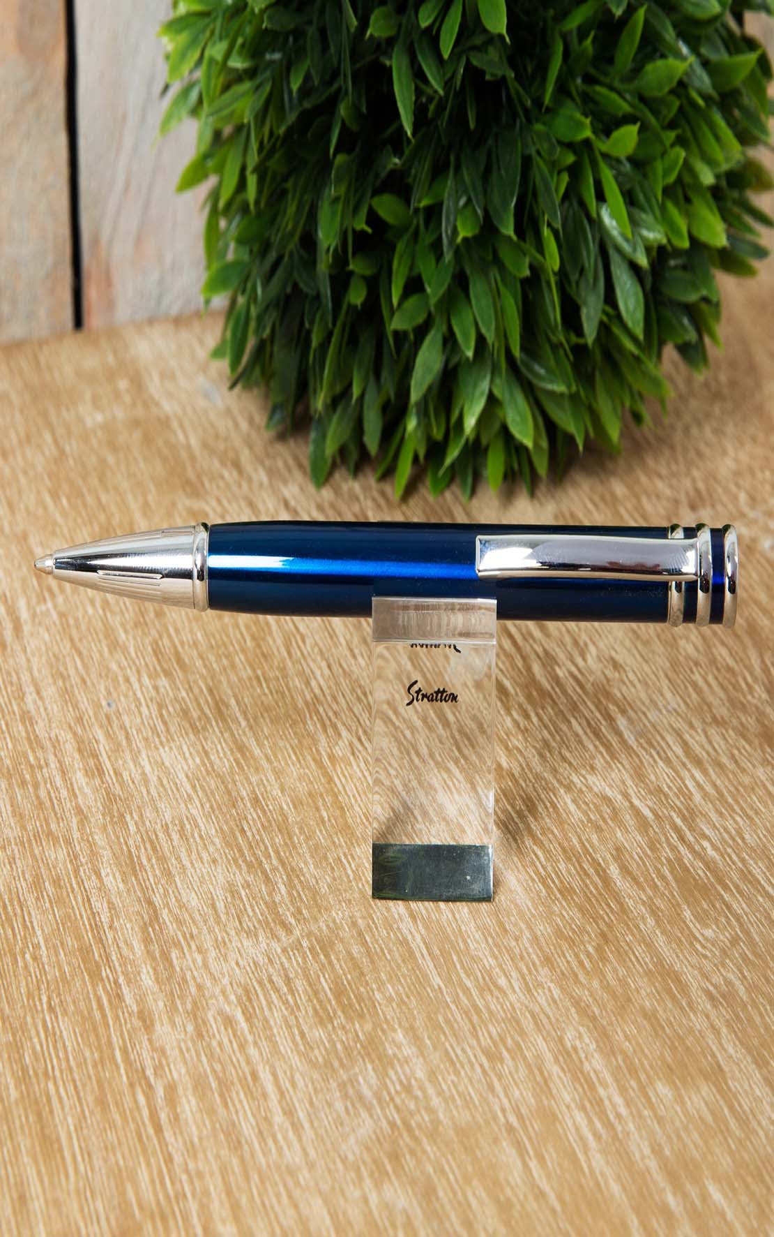 Stratton Blue Ballpoint Pen 2 Shaws Department Stores