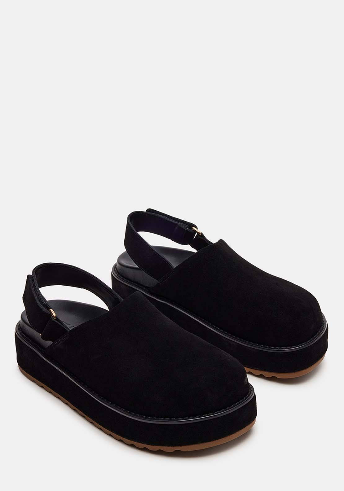 Steve Madden Slip On Clog - Black 8 Shaws Department Stores