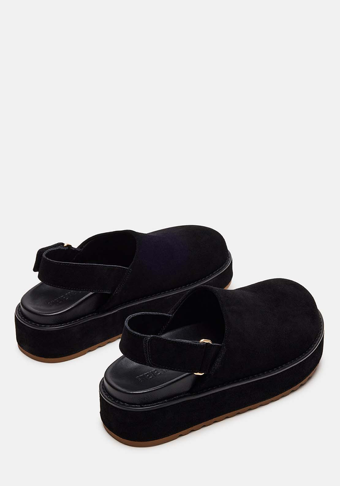 Steve Madden Slip On Clog - Black 2 Shaws Department Stores