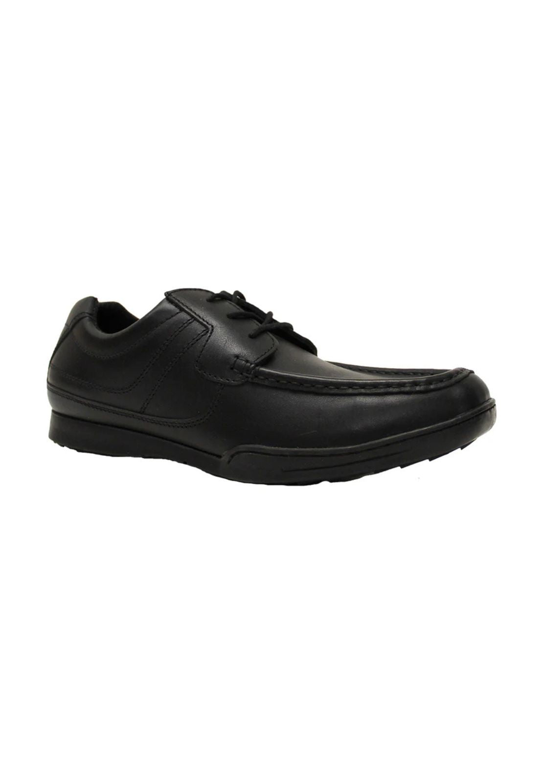 Ninety 78 Lace Up School Shoe - Black 1 Shaws Department Stores