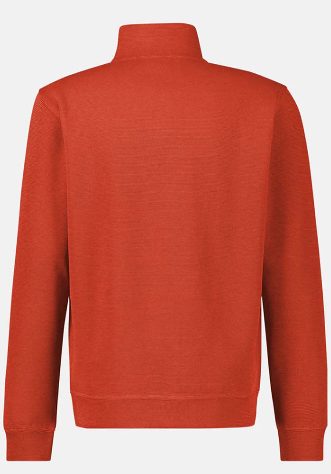 Lerros 1/4 Zip Sweater - Red 4 Shaws Department Stores