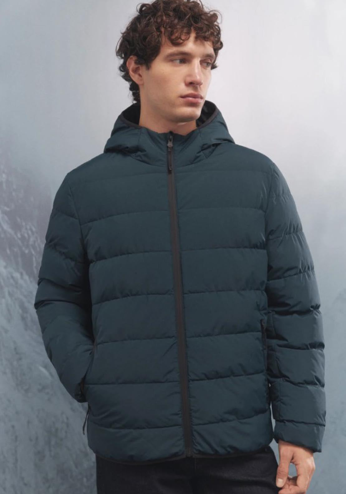 Springfield Thermal Puffer Jacket - Blue 1 Shaws Department Stores