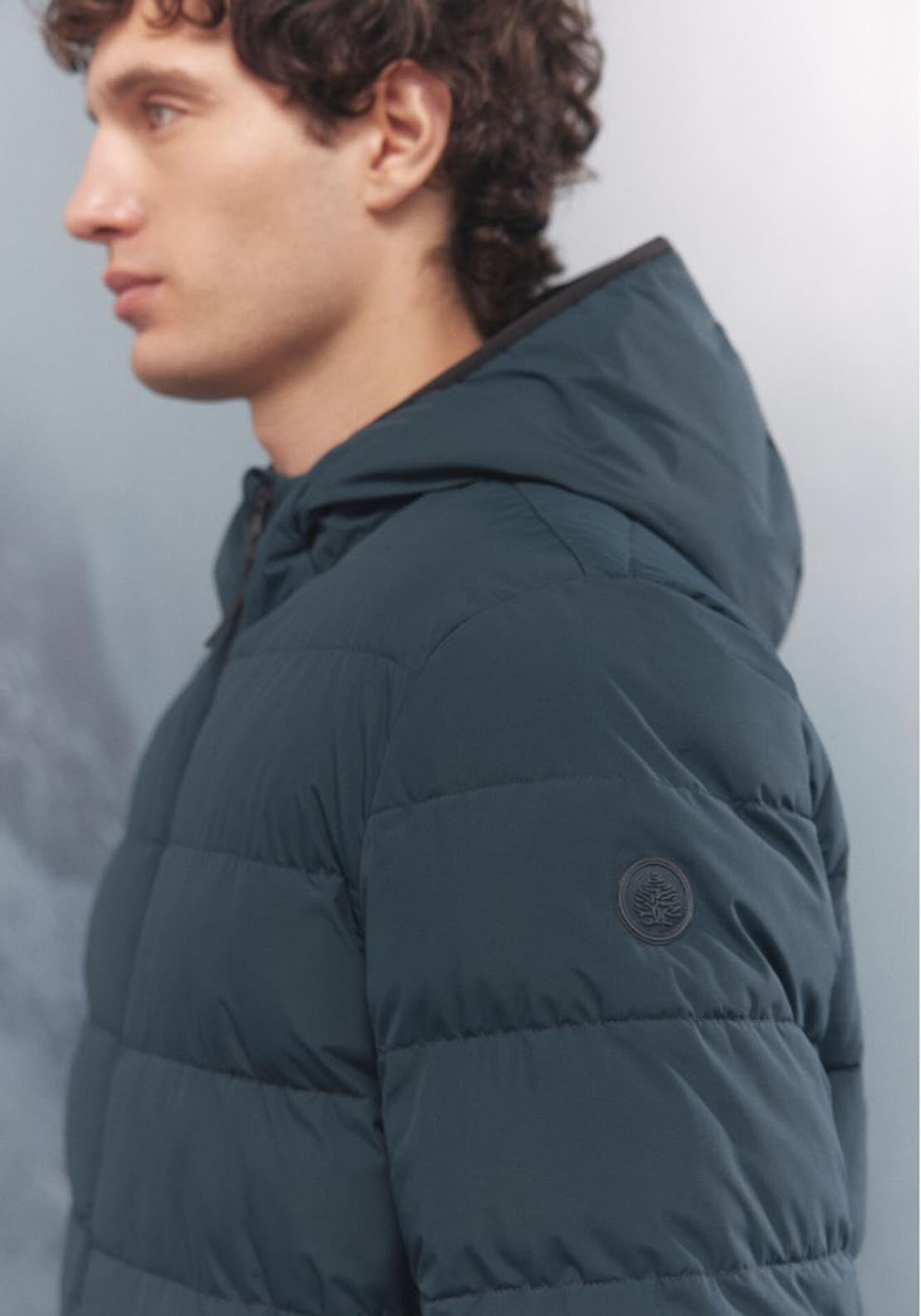 Springfield Thermal Puffer Jacket - Blue 3 Shaws Department Stores
