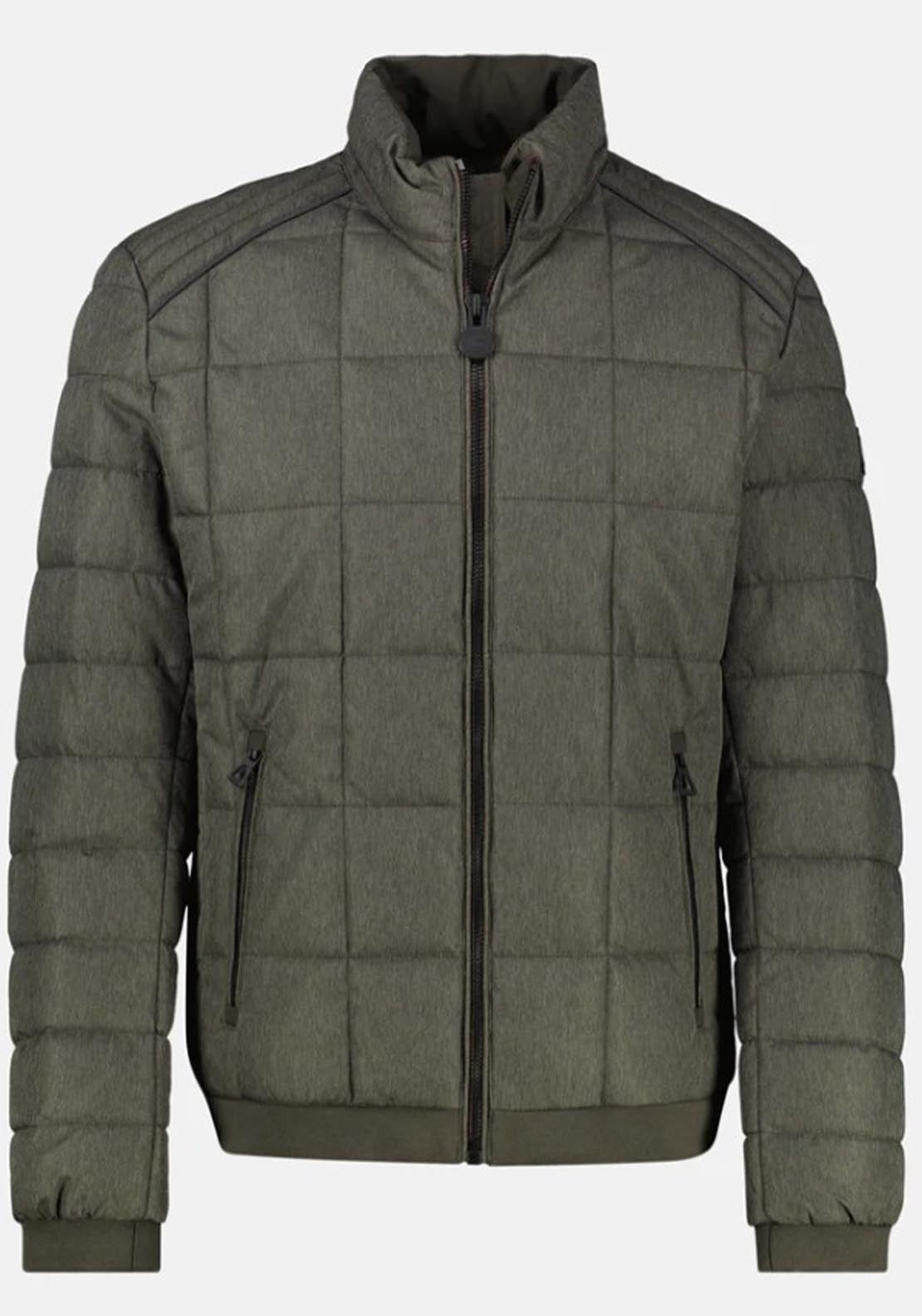 Lerros Quilted Jacket - Middle Brown 3 Shaws Department Stores