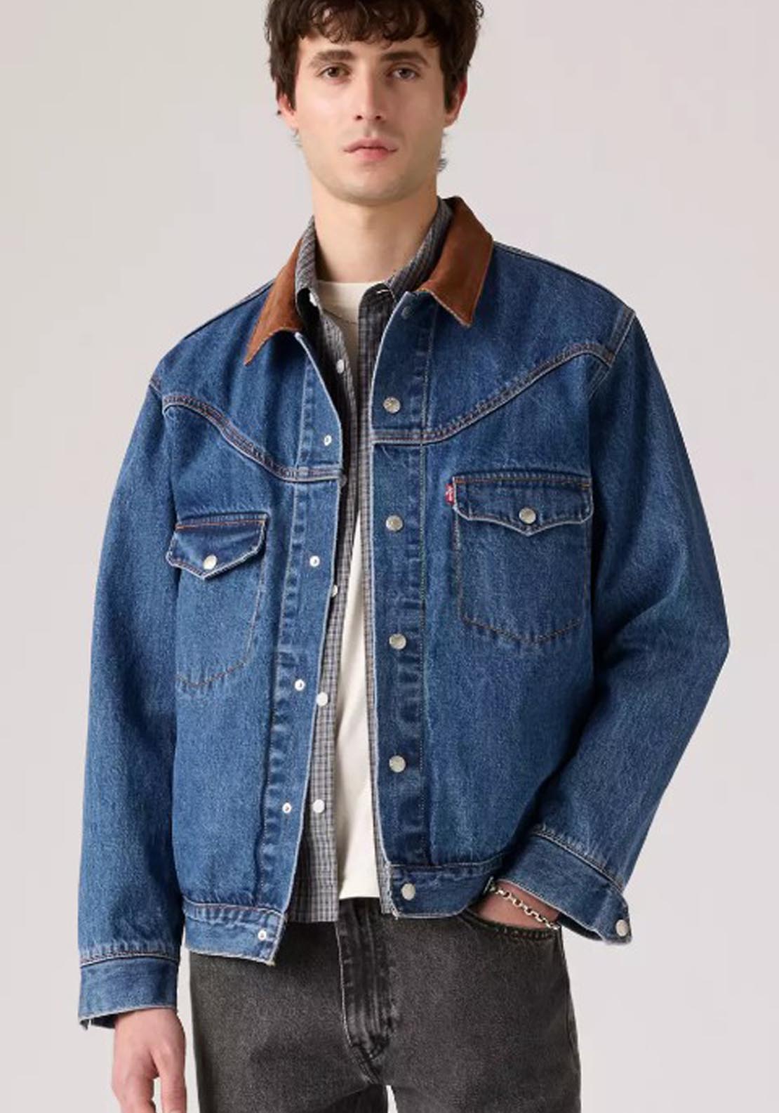 Levis Western Trucker Jacket - Denim 1 Shaws Department Stores