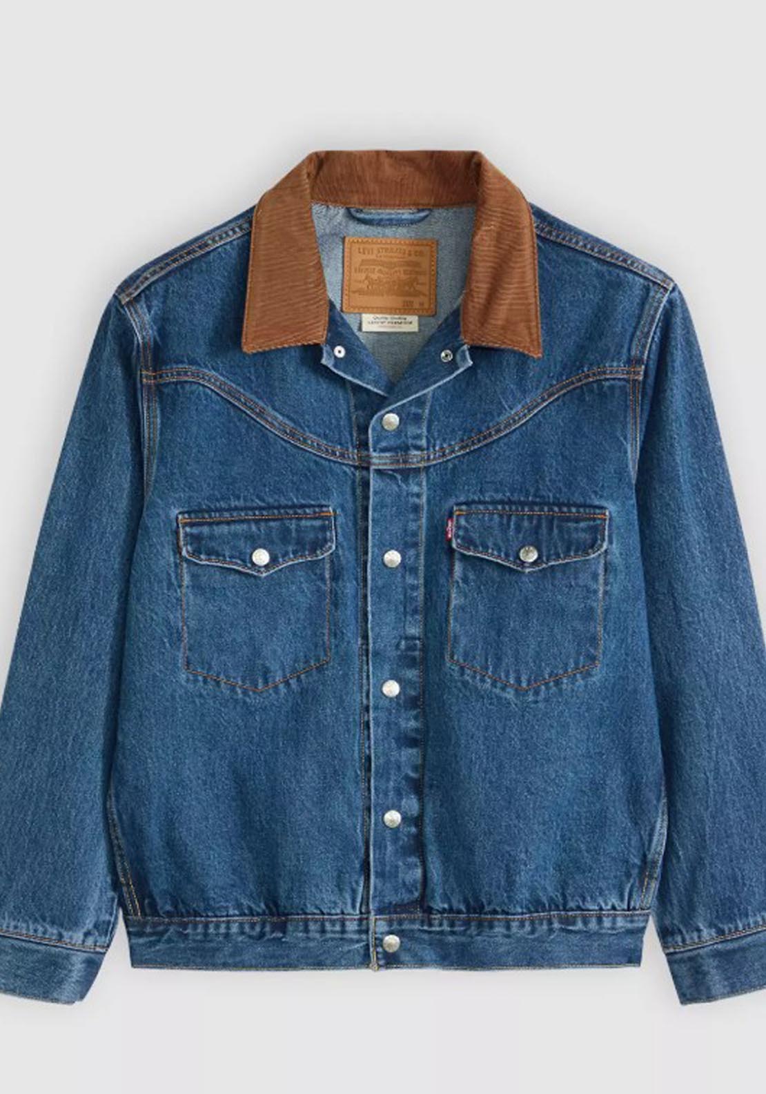 Levis Western Trucker Jacket - Denim 4 Shaws Department Stores