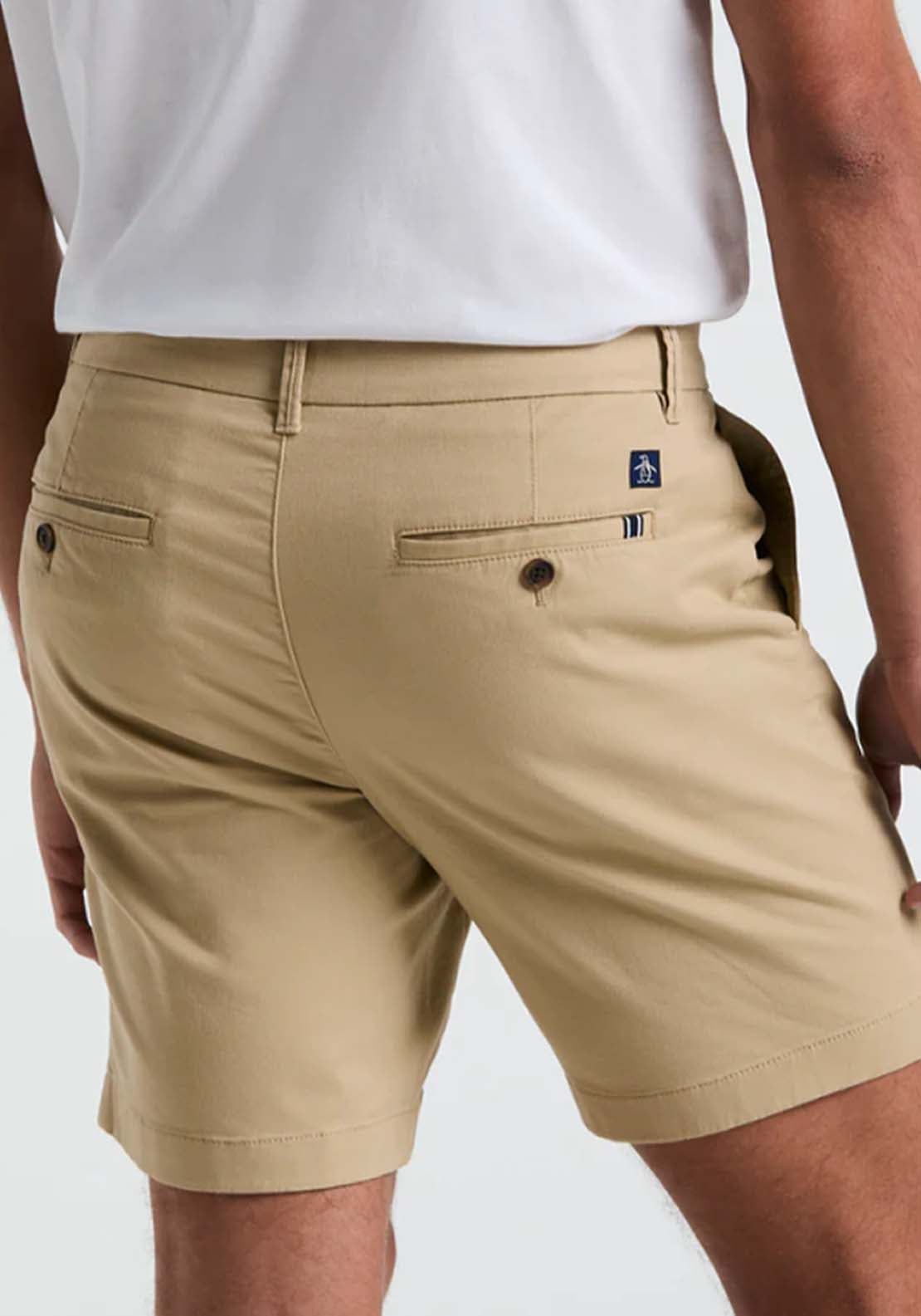 Penguin Chino Shorts - 254 Travertine 2 Shaws Department Stores