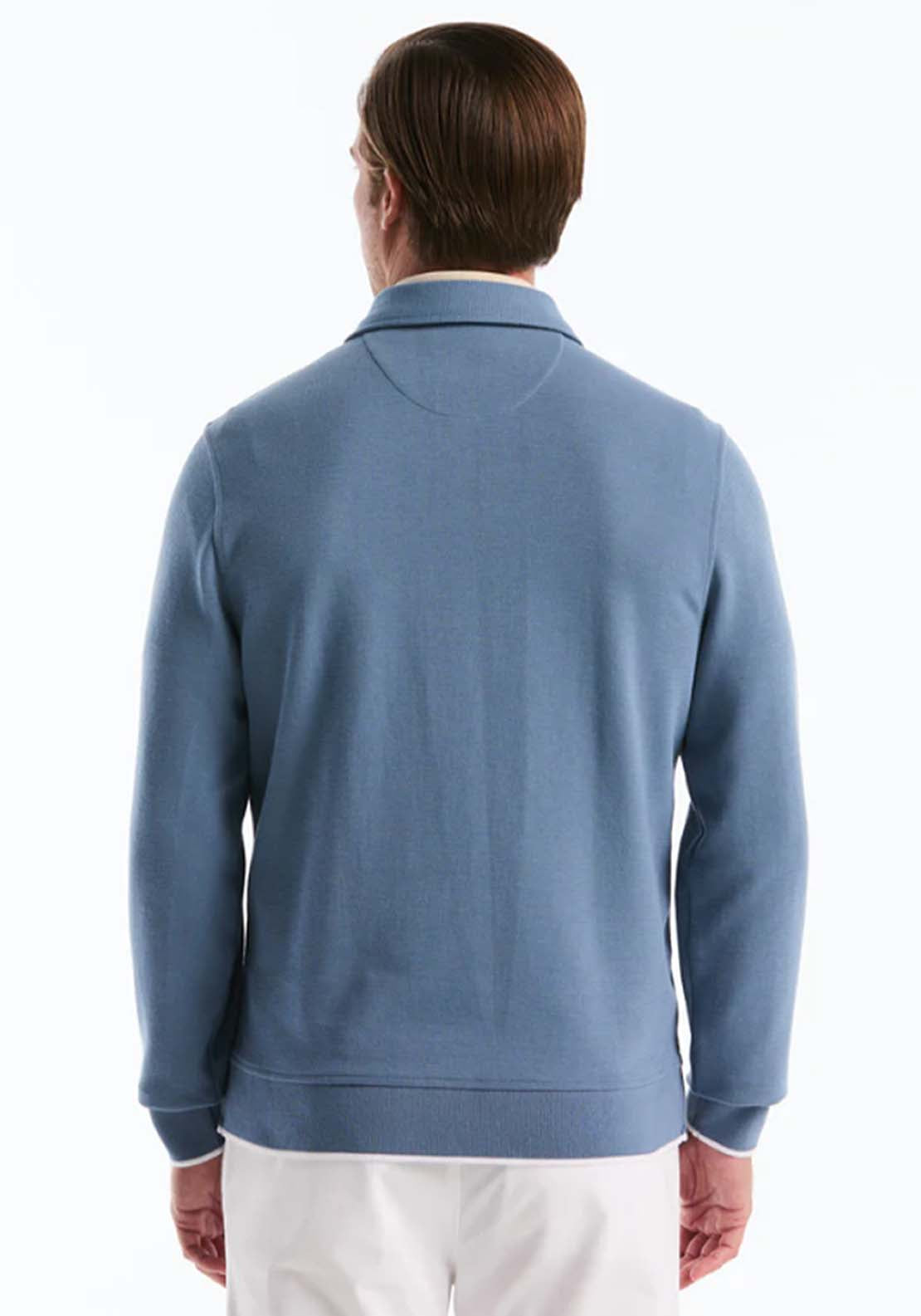 Penguin Piped Track Jacket - 443 Copen Blue 2 Shaws Department Stores