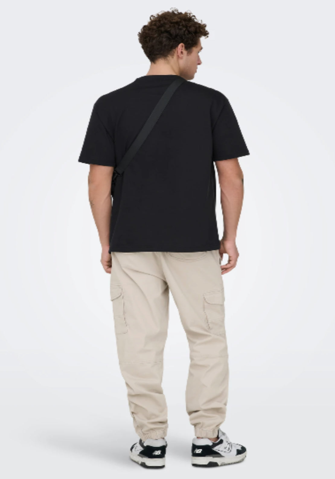 Only &amp; Sons Onsfred T-Shirt - Black 2 Shaws Department Stores