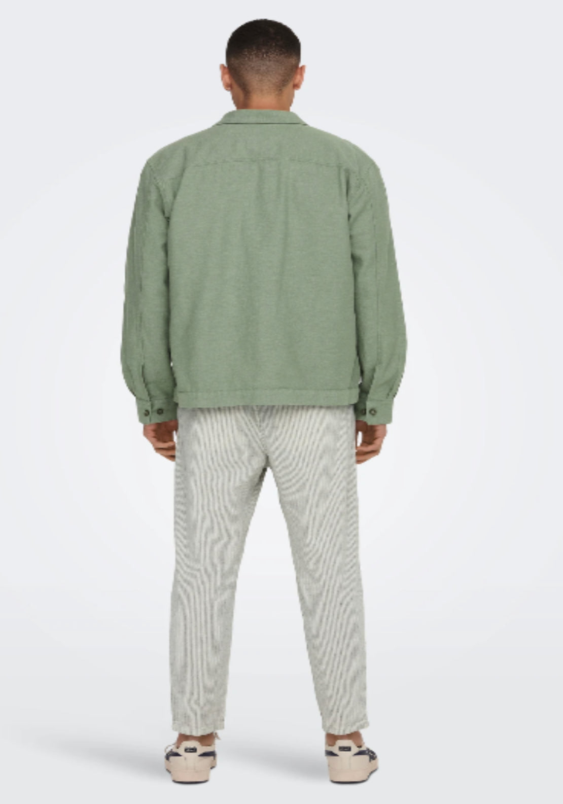 Only &amp; Sons Onskennet Overshirt - Swamp 2 Shaws Department Stores