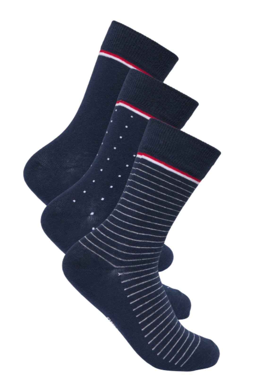 Only &amp; Sons Basic 3-Pack Socks - Blue 5 Shaws Department Stores