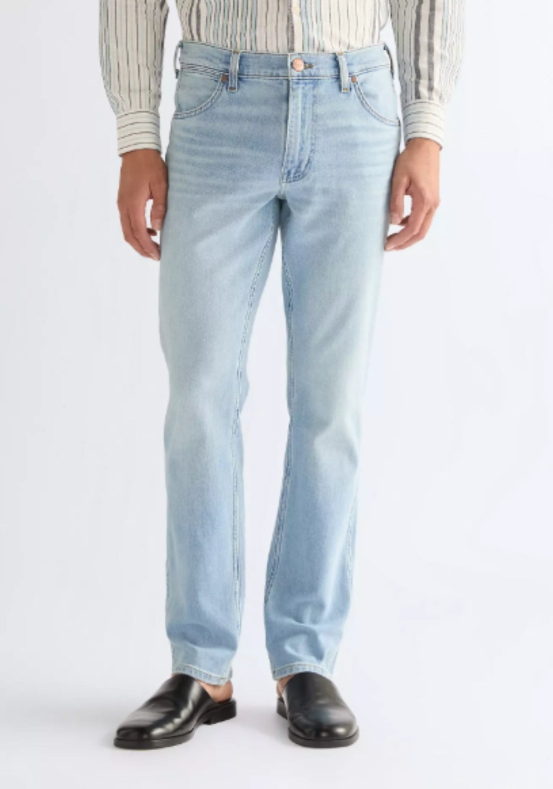 Wrangler Greensboro Toughlite Low Stretch Straight Jean - Fire Light 1 Shaws Department Stores