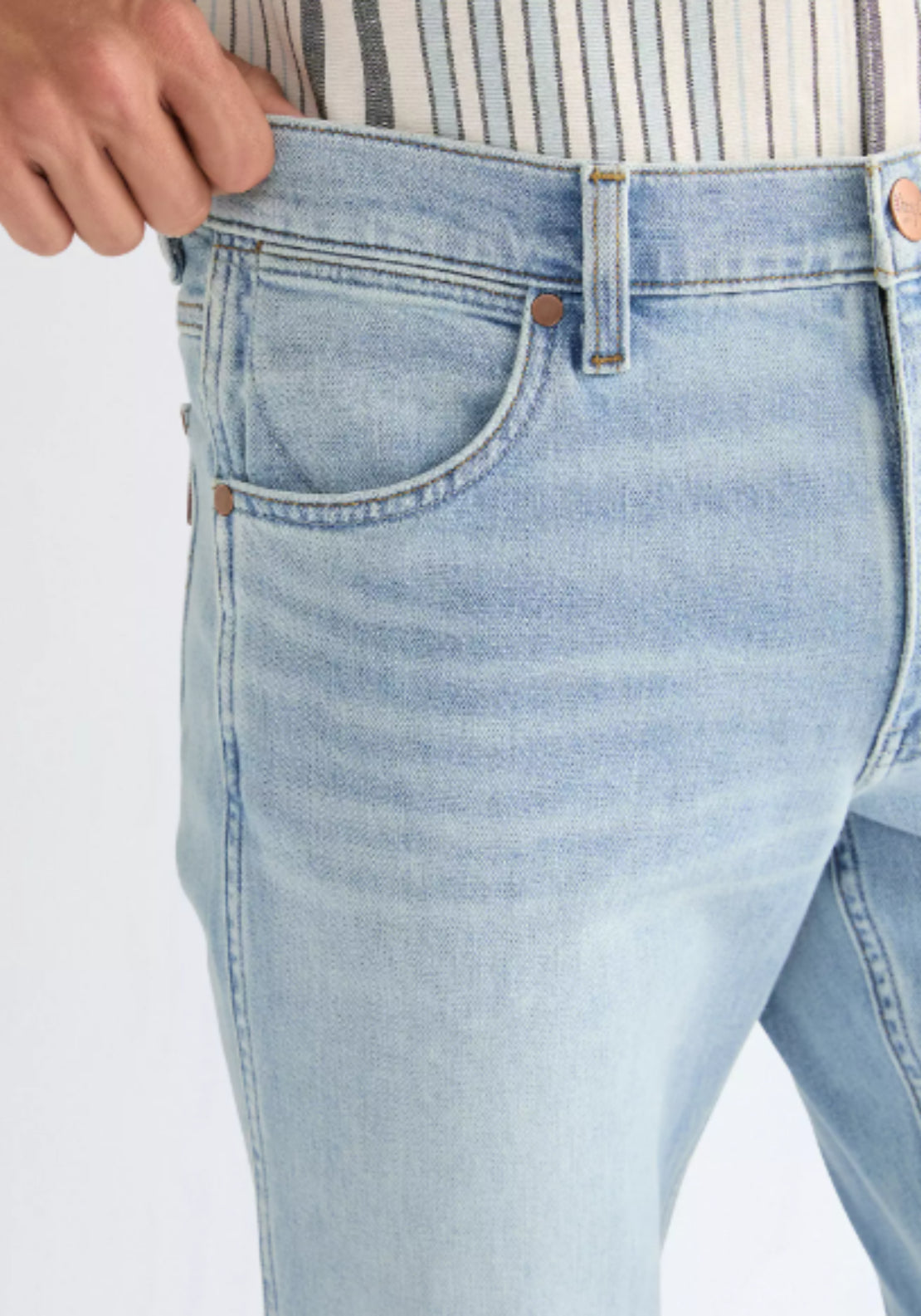 Wrangler Greensboro Toughlite Low Stretch Straight Jean - Fire Light 3 Shaws Department Stores
