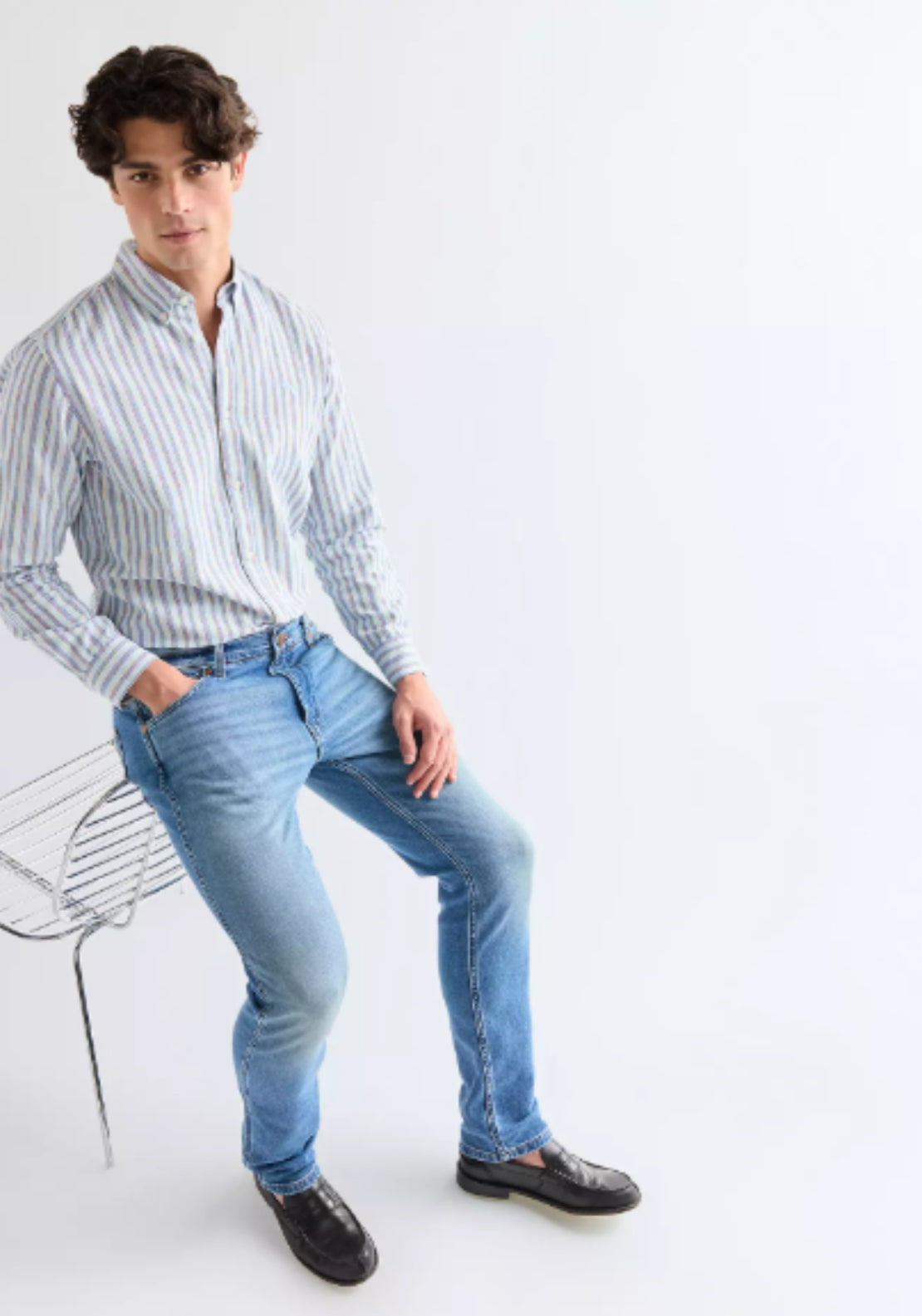Wrangler Greensboro Toughlite Low Stretch Straight Jean - Harbour 5 Shaws Department Stores