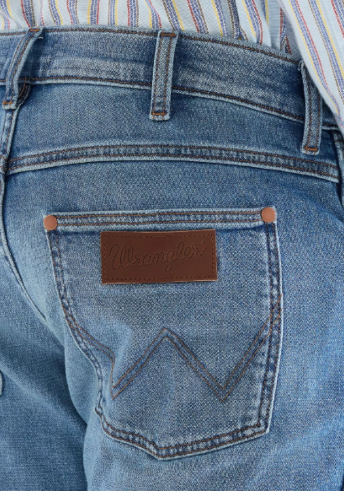 Wrangler Greensboro Toughlite Low Stretch Straight Jean - Harbour 3 Shaws Department Stores