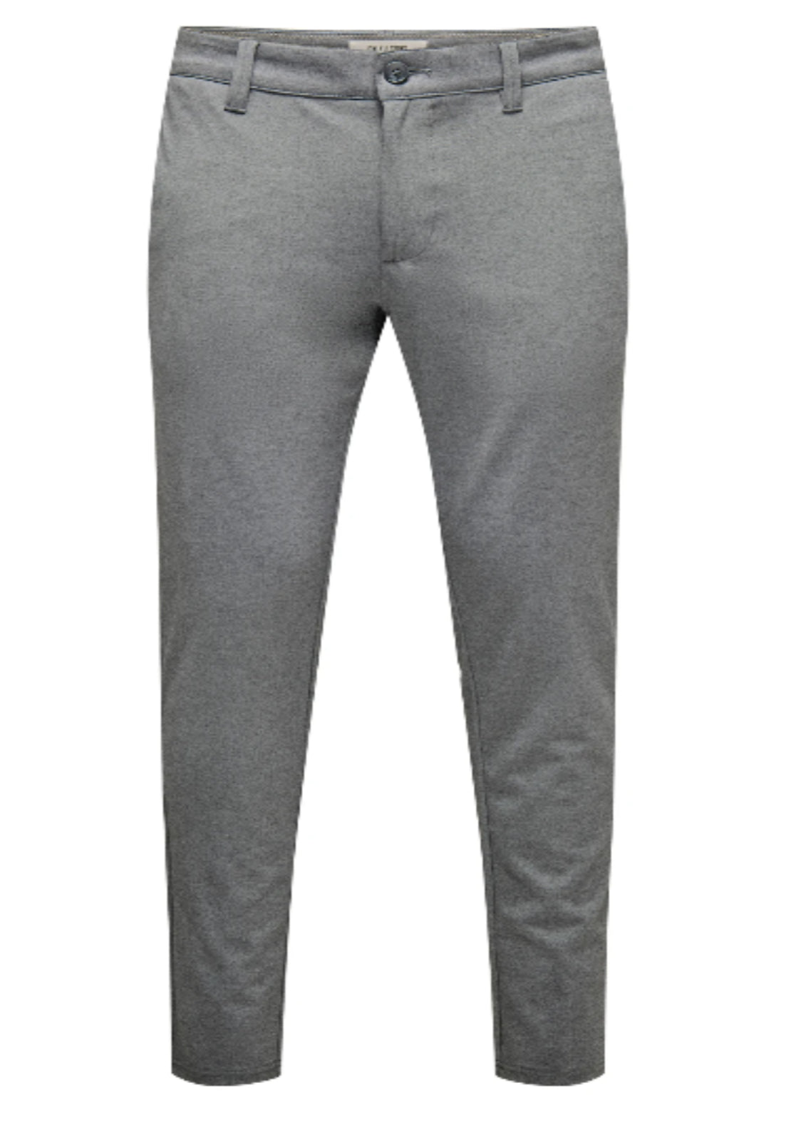 Only &amp; Sons Mark Slim Fit Chino Trousers - Grey 5 Shaws Department Stores