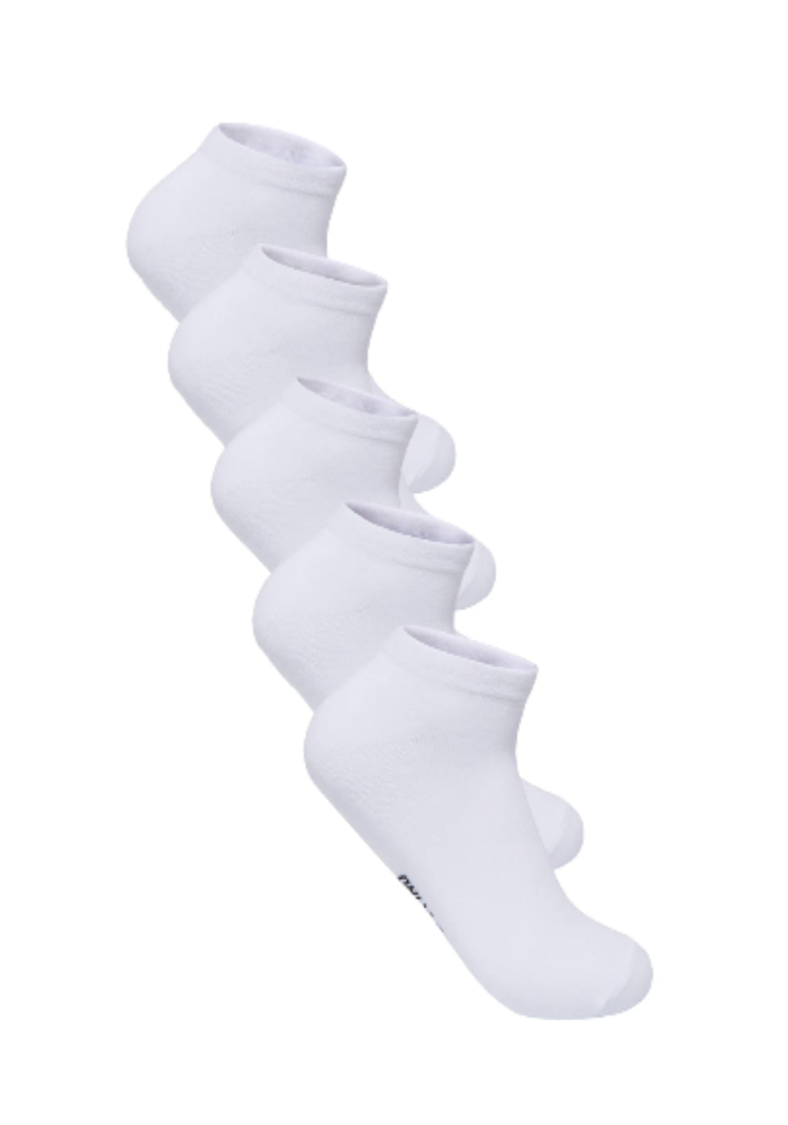Only &amp; Sons Basic 5-Pack Socks - White 3 Shaws Department Stores
