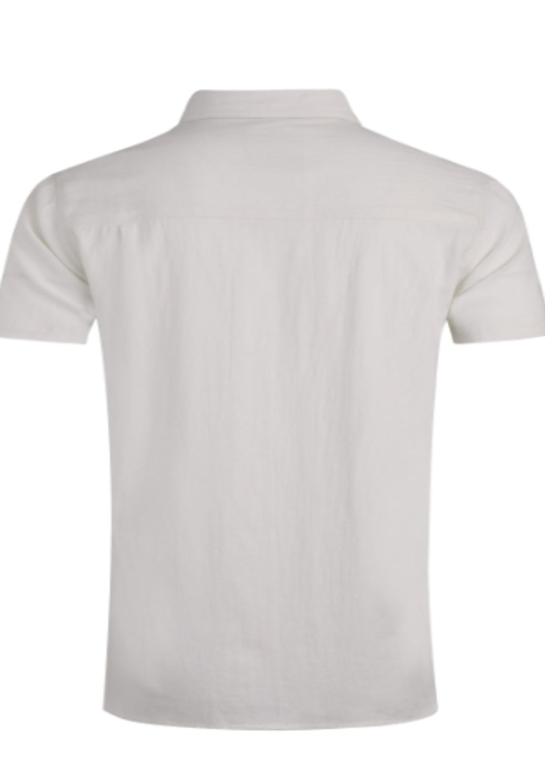 Weird Fish Hilton Textured Crepe Shirt - Dusty White 4 Shaws Department Stores