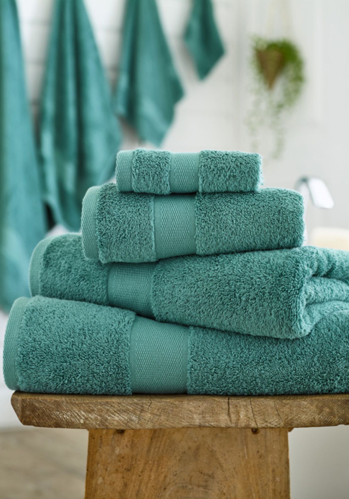 Egyptian Embrace Egyptian Cotton Towel Jumbo 550gsm - Blue 1 Shaws Department Stores