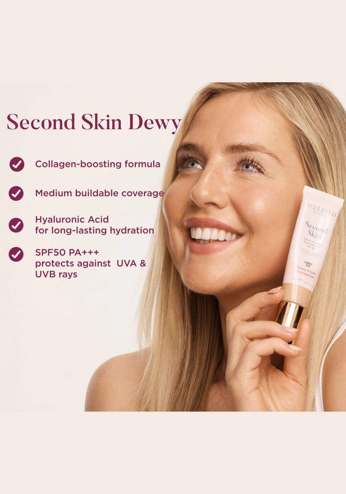 Sculpted Second Skin Dewy - Foundation 2 Shaws Department Stores